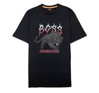 Hugo Boss Hugo Boss Tee Pantera Logo T Shirt Black