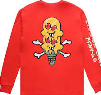 ice cream sail LS knit red