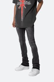 X514 Skinny Stacked Denim - Washed Black mnmi