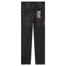 Ksubi Van Winkle Bottle Trashed Jeans 'Jet Black'