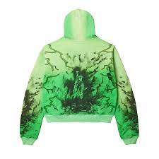 Vale Forever "Green Nightmare" Zip Up Hoodie