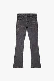 VALABASAS VLBS6034 Covert STACKED FLARE JEANS