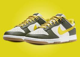 Nike Dunk Low Retro Premium Cargo Khaki Vivid Sulfur