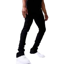JORDAN CRAIG MARTIN STACKED KINGSBRIDGE DENIM (JET BLACK)