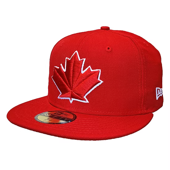 Men's Toronto Blue Jays New Era Red Maple Leaf on Red