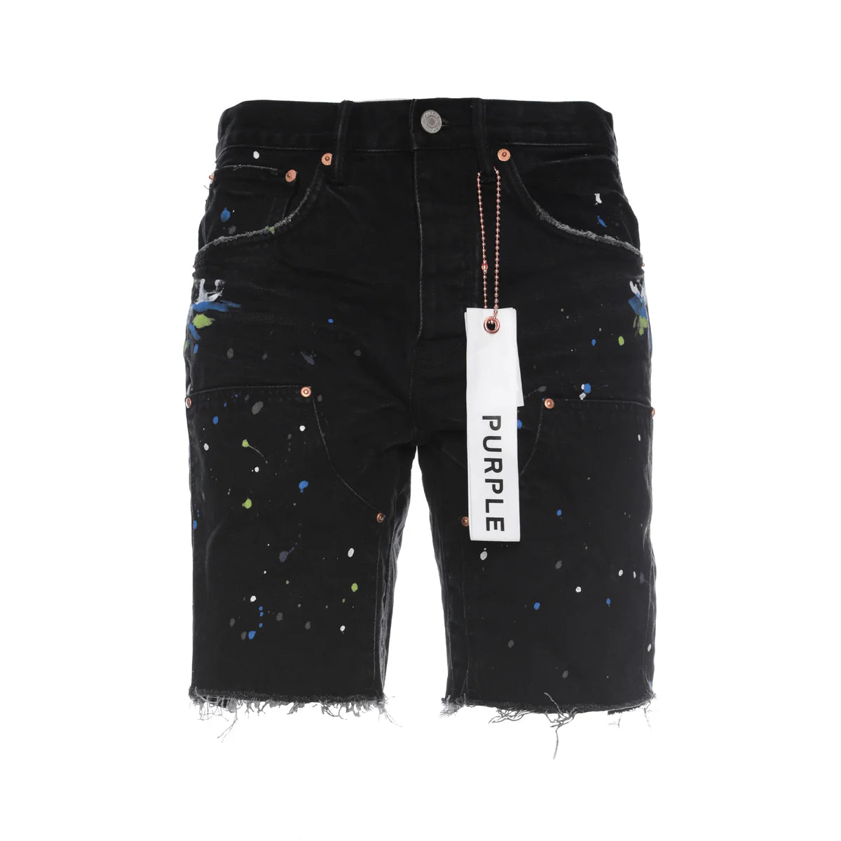 purple brand Carpenter Shorts black