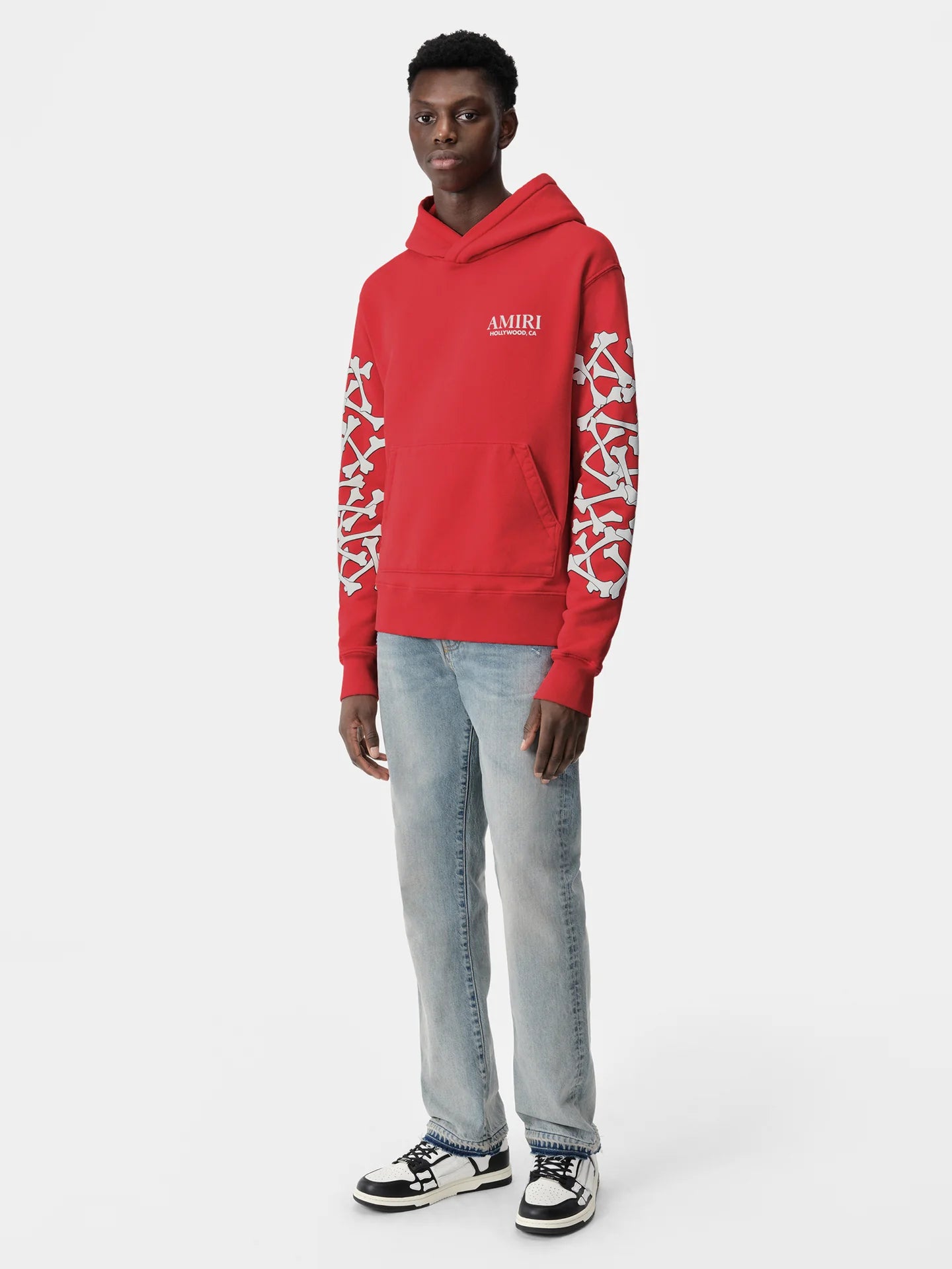 Amiri Stacked Bones Sweatshirt Red