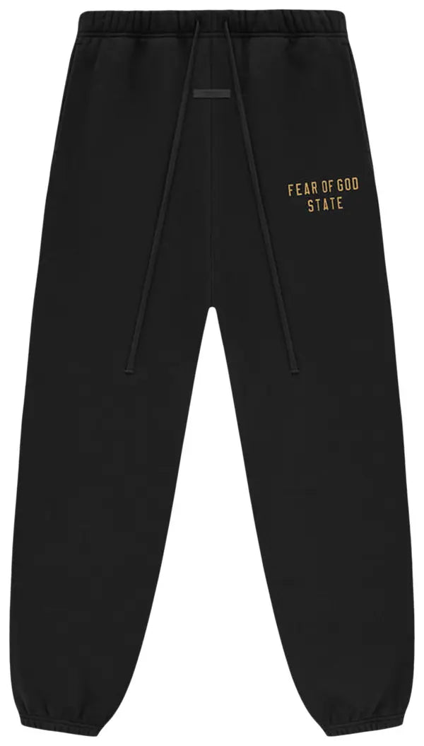 Fear of God Essentials Fleece Jogging Suit- Black