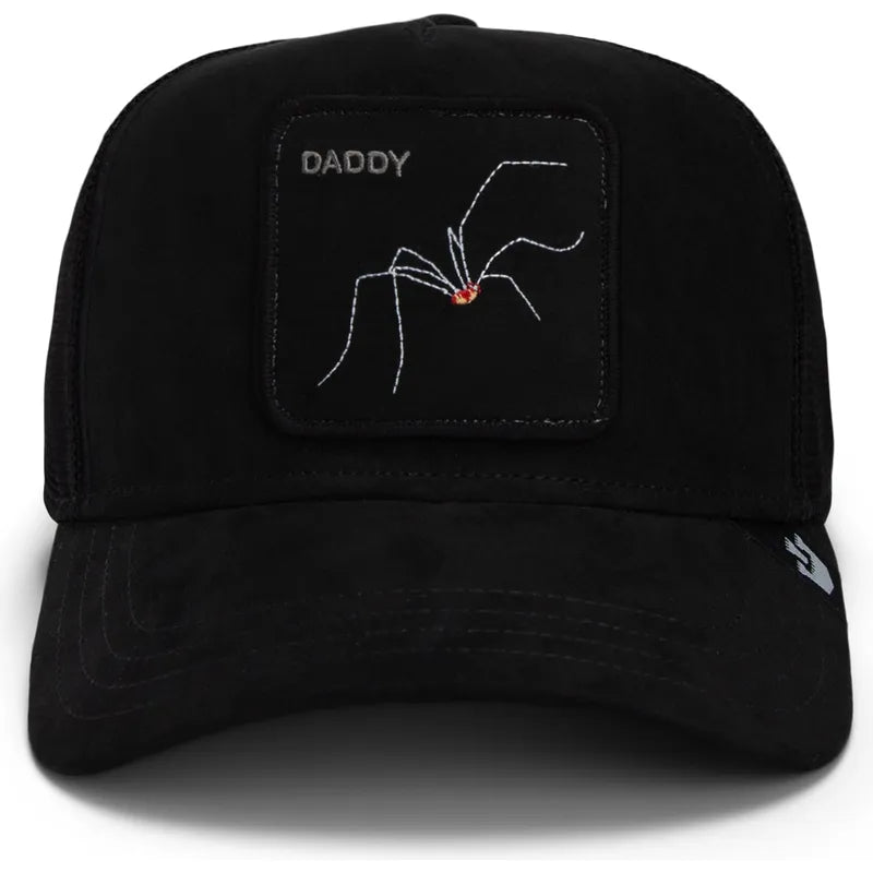 The Suede Goat Patch Snapback Trucker Hat