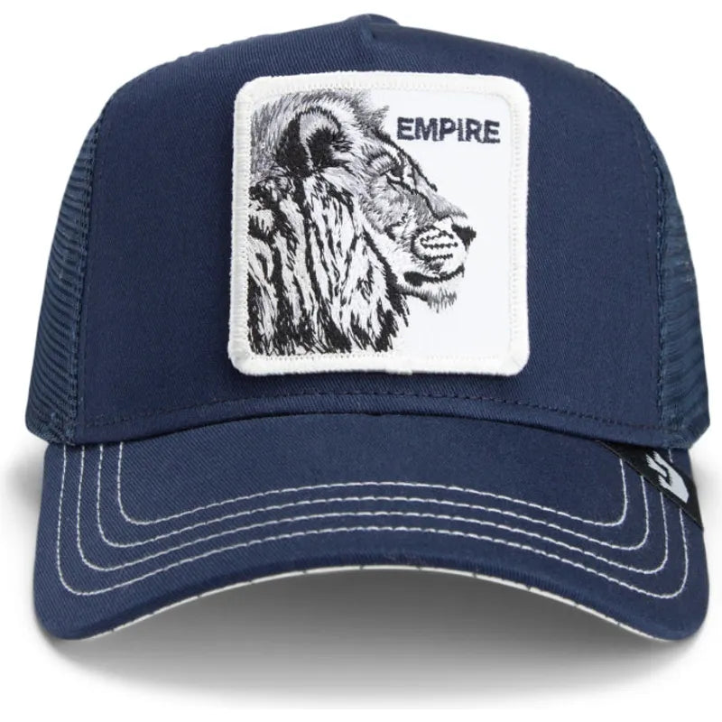 Goorin Bros. The Empire Lion Fab Farm Navy Blue Trucker Hat