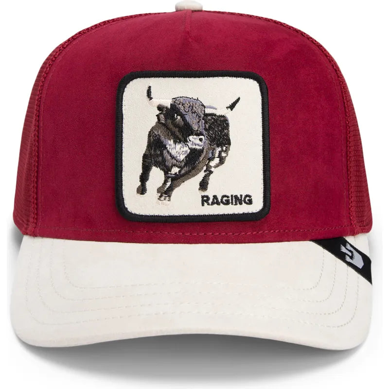 Goorin Bros. The Suede Bull Global Core Micro Suede The Farm Red Trucker Hat