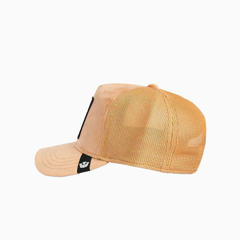 Velour Cheetah Trucker Hat