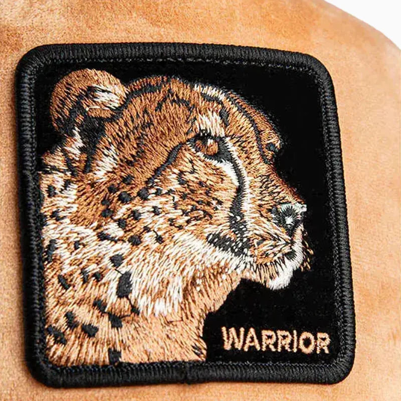 Velour Cheetah Trucker Hat