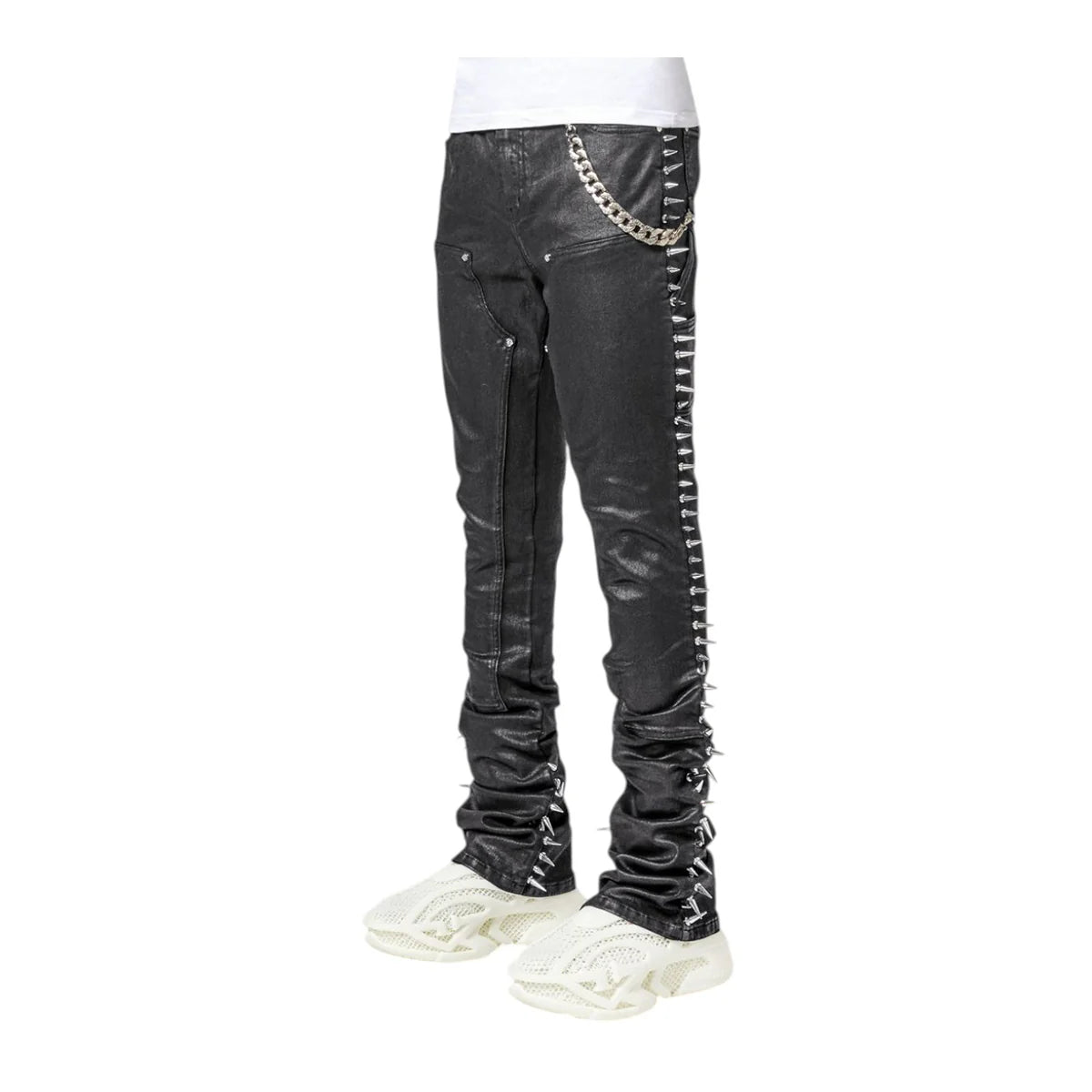 Obsidian Black Spikes Denim