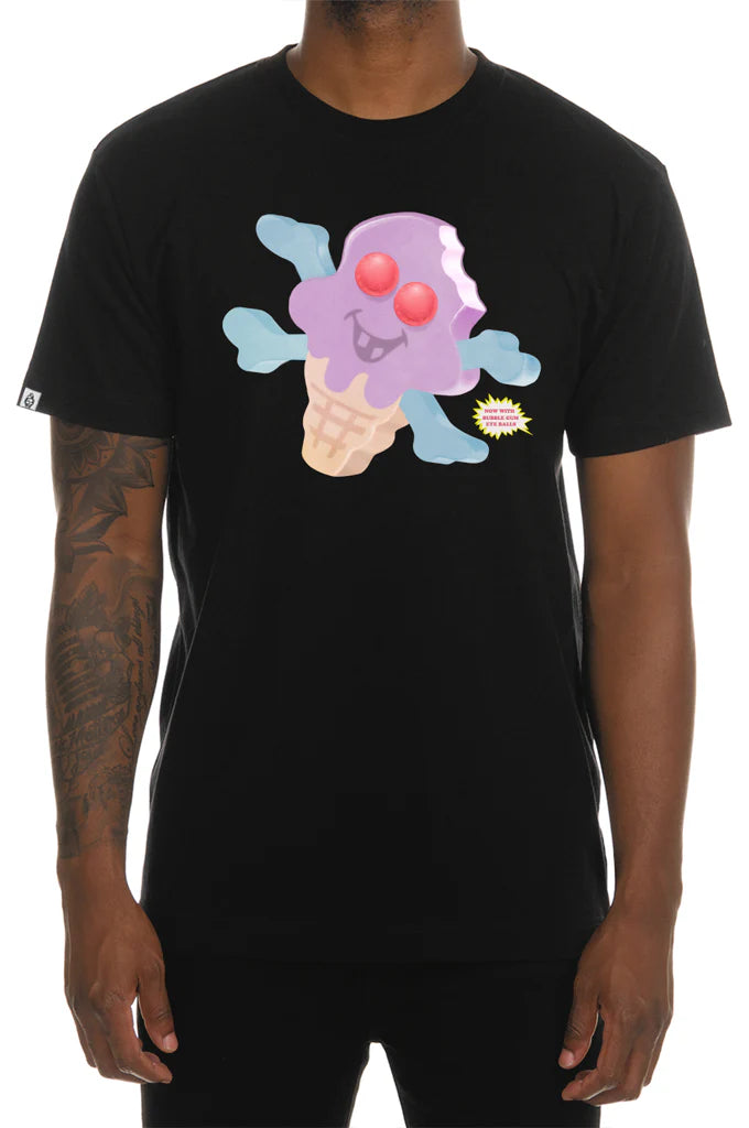 Icecream Gumball Eyes SS Tee blk