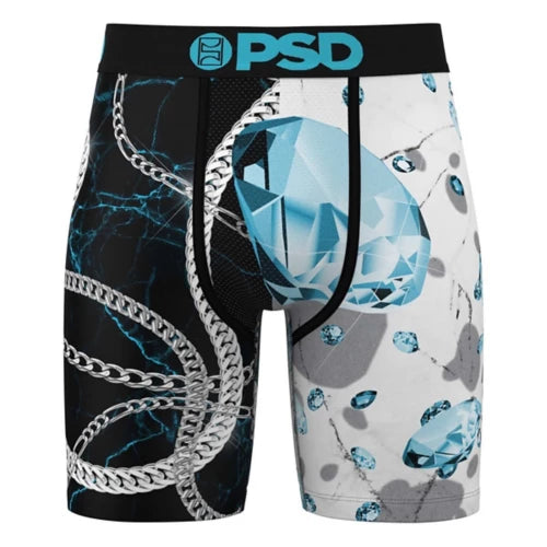 Men's PSD Iced Silver Boxer Briefs