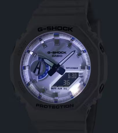 Men's White Resin Watch, 45.4mm