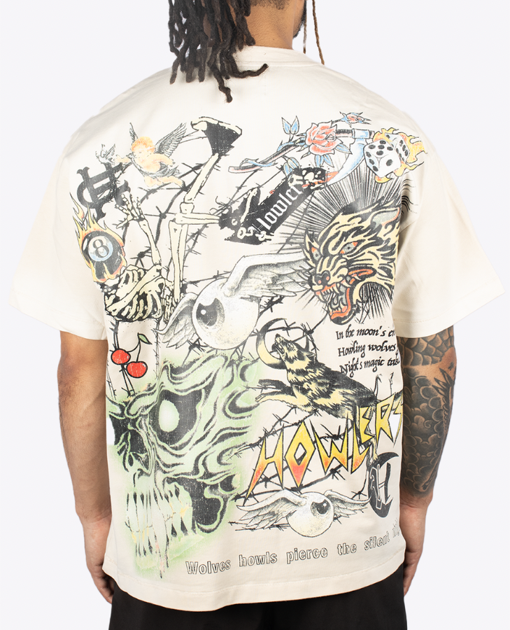 HOWLER TEE (CREAM)
