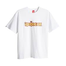 ICECREAM Men Word SS Tee White
