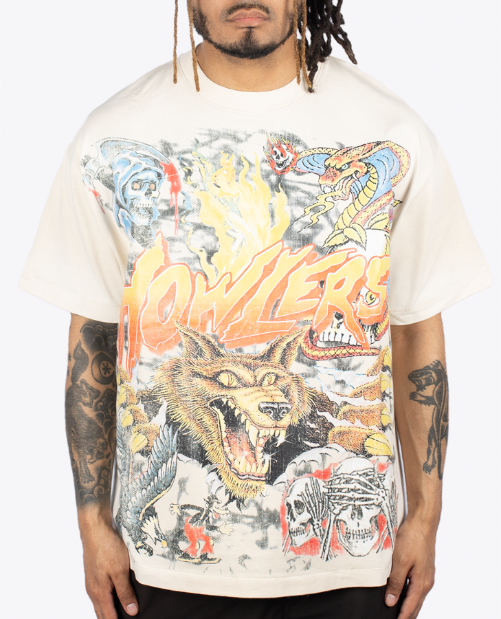 HOWLER TEE (CREAM)