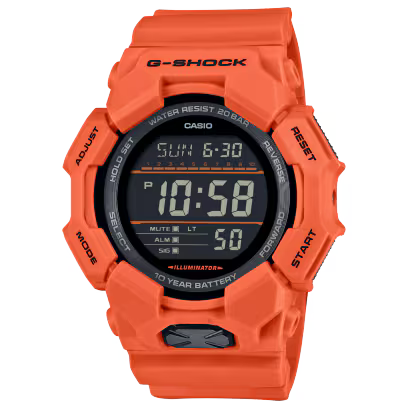 G-Shock GD010-4 Orange & Black Digital Watch