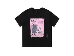 Travis Scott Cactus Jack For Fragment Pink Sunrise T-shirt