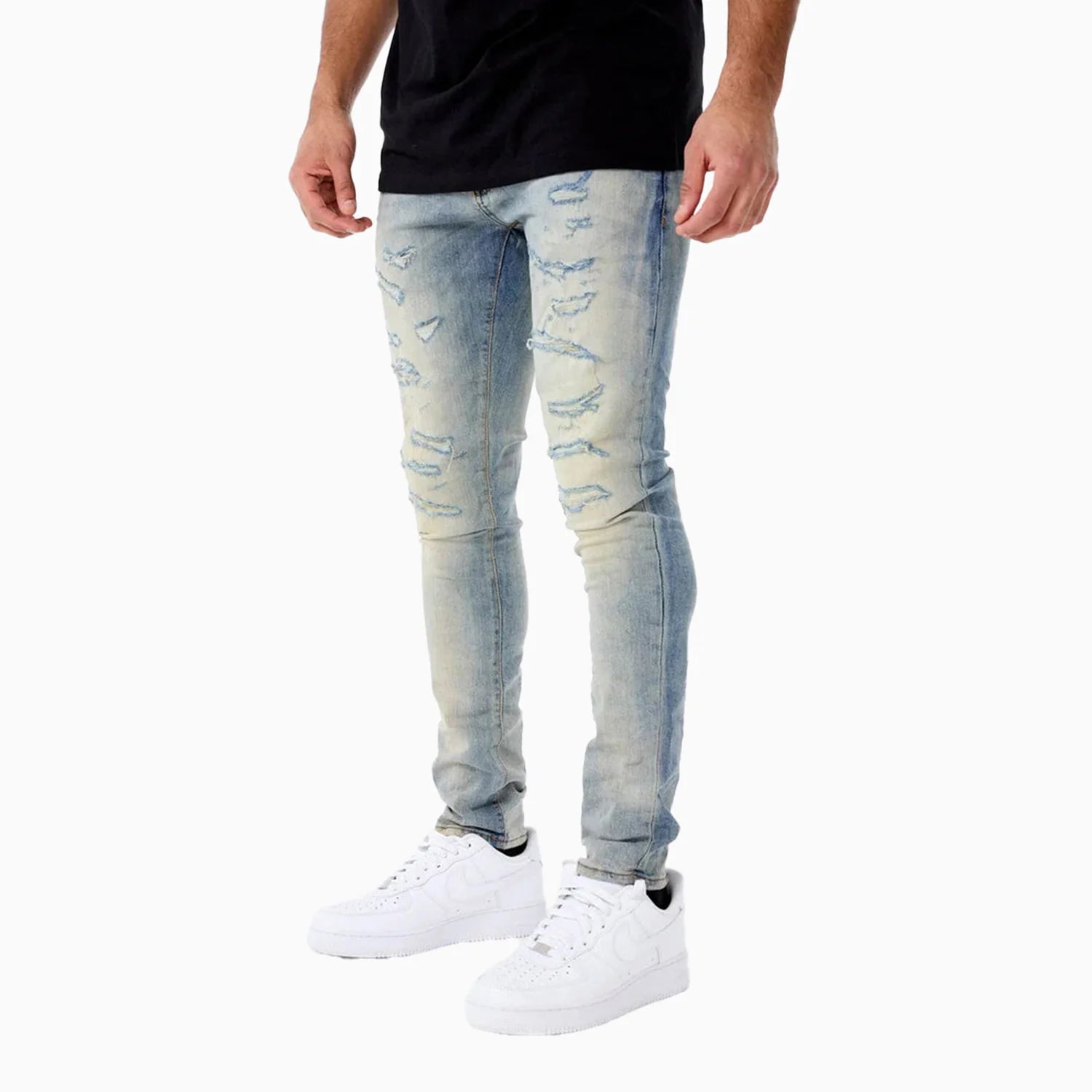 Jordan Craig Men Crushed and Rolle Jeans