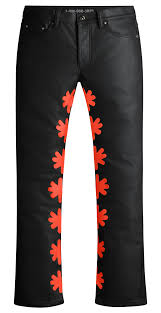 Lost Shdws Waxed Denim | Red