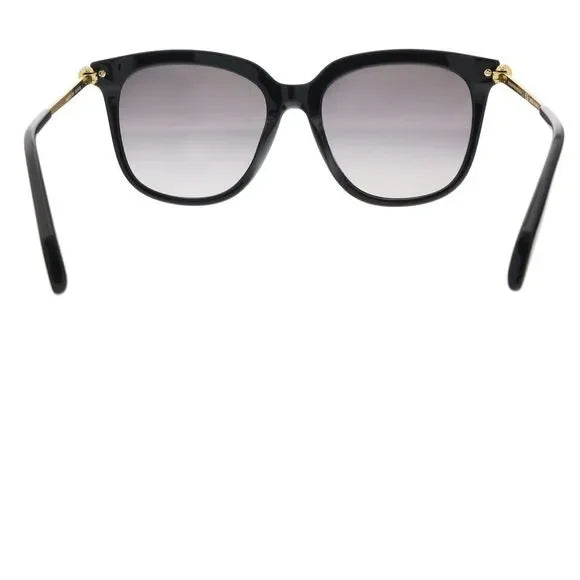 Alexander McQueen Black Rectangle Sunglasses