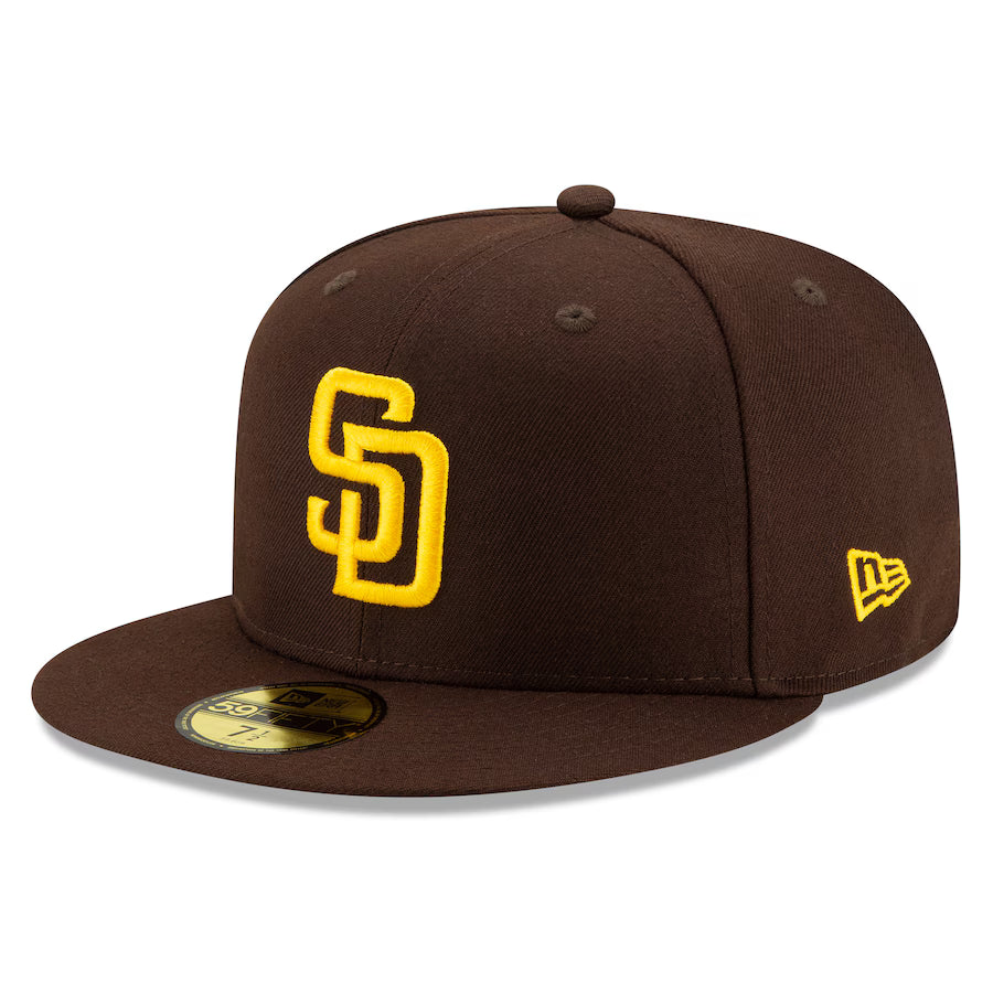 Men's San Diego Padres New Era Brown Authentic Collection