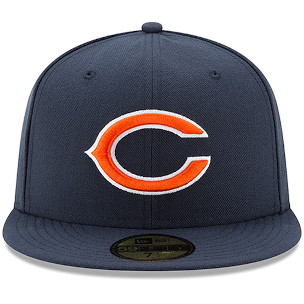 Chicago Bears Navy 59FIFTY Fitted