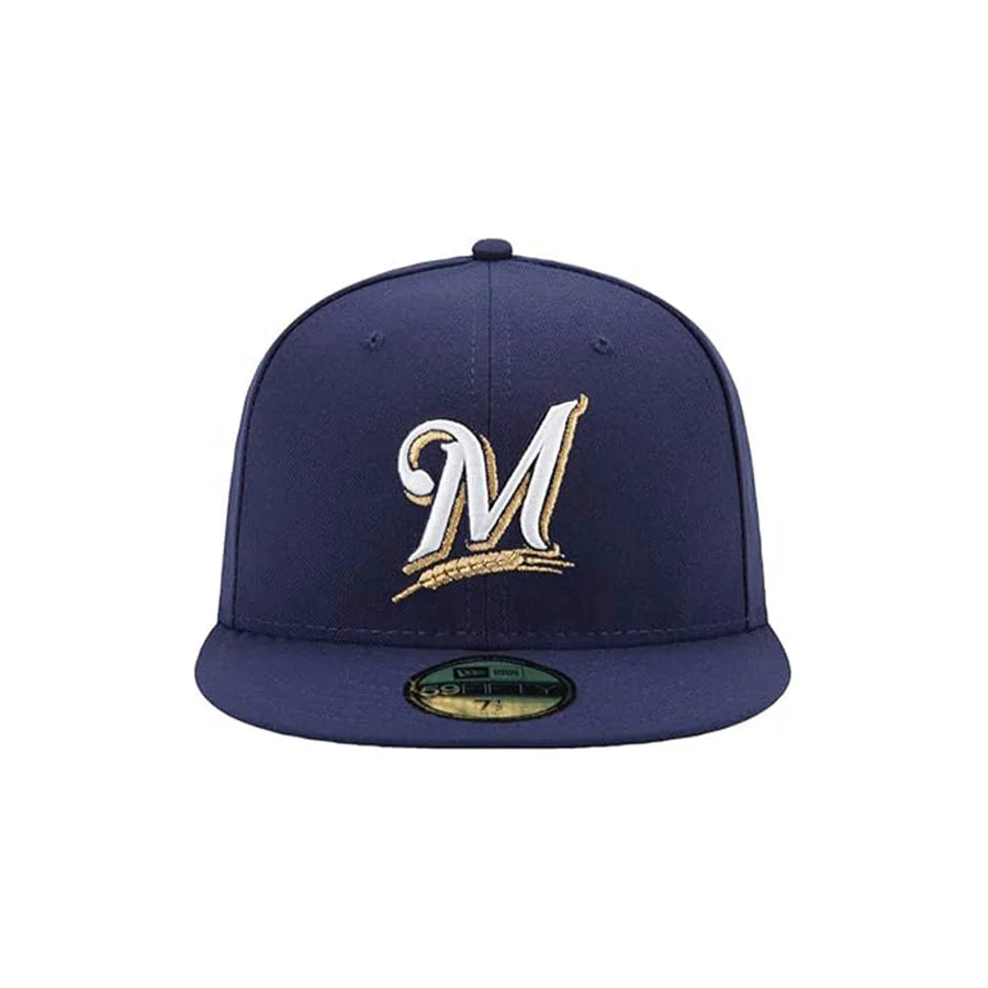 Milwaukee Brewers "M" Home 59FIFTY Fitted