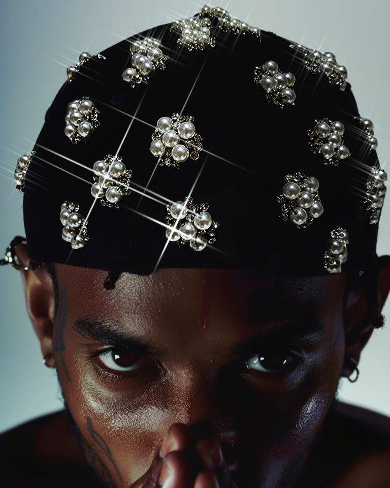 SICKO MONSTER ANGELS TEARS CRYSTALS FITTED CAP