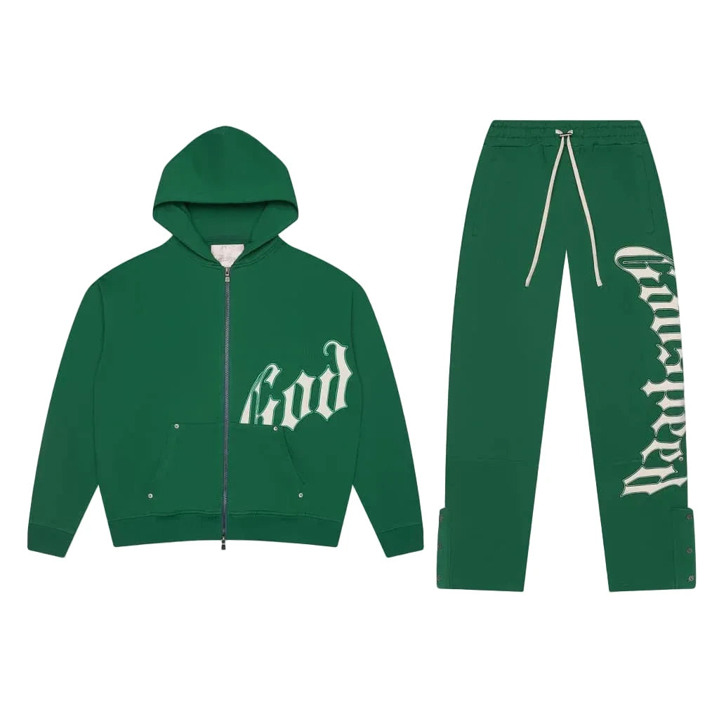 OG Logo V2 Sweatsuit (Green/White)