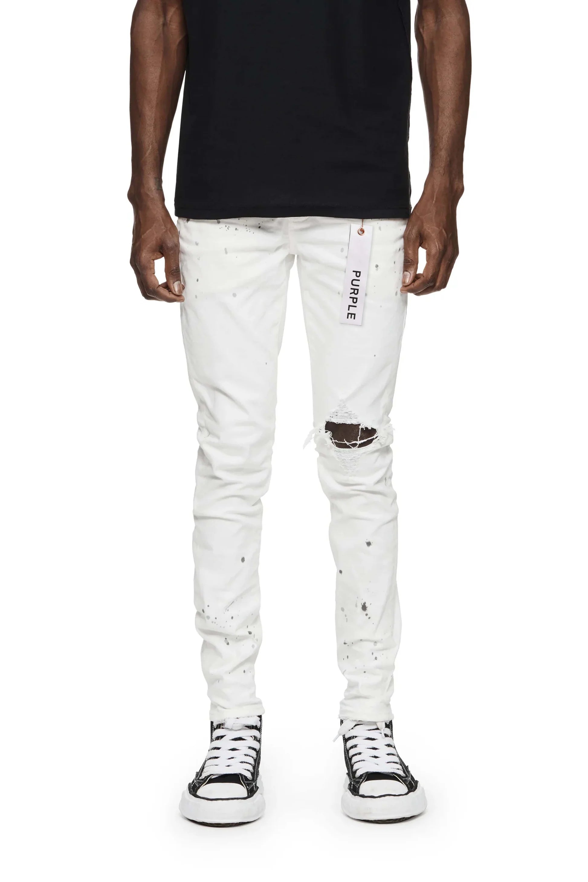 Purple Jean P001 Optic White Paint Blowout
