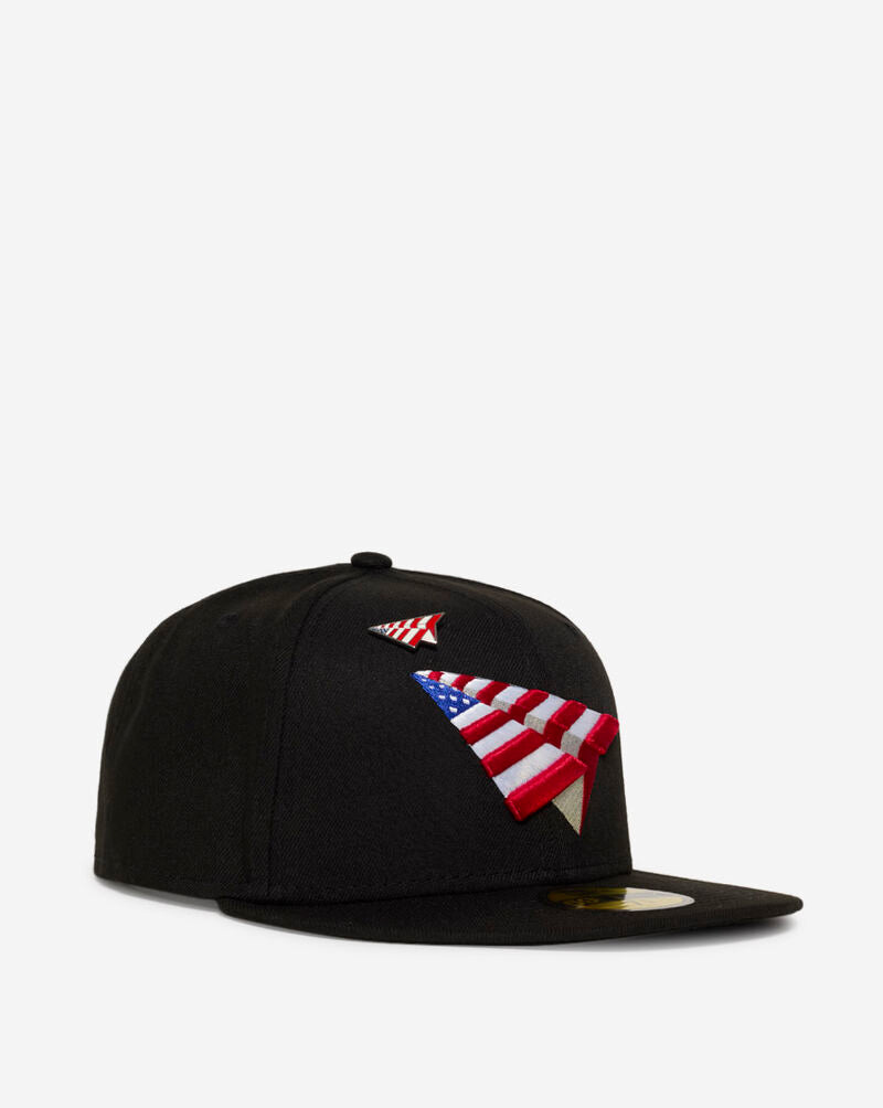 American Dream Black Crown Fitted Hat