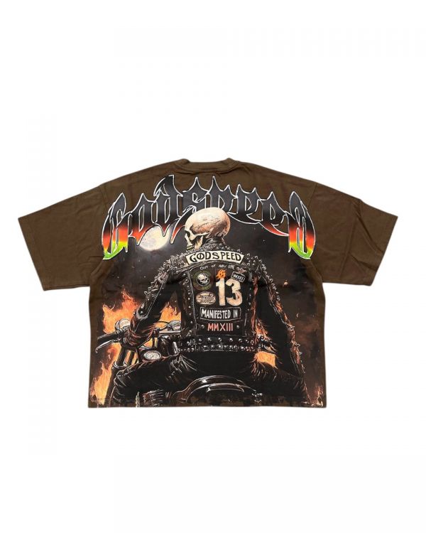 GODSPEED "Biker Nation" T-Shirt (Mocha)