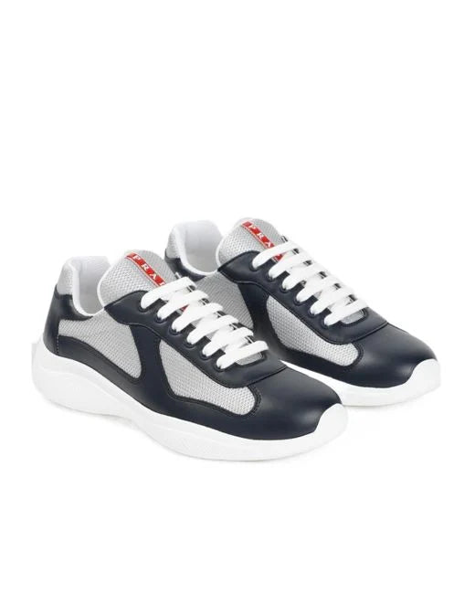 America's Cup Soft Bike Low Top Sneaker (Baltico Argento)