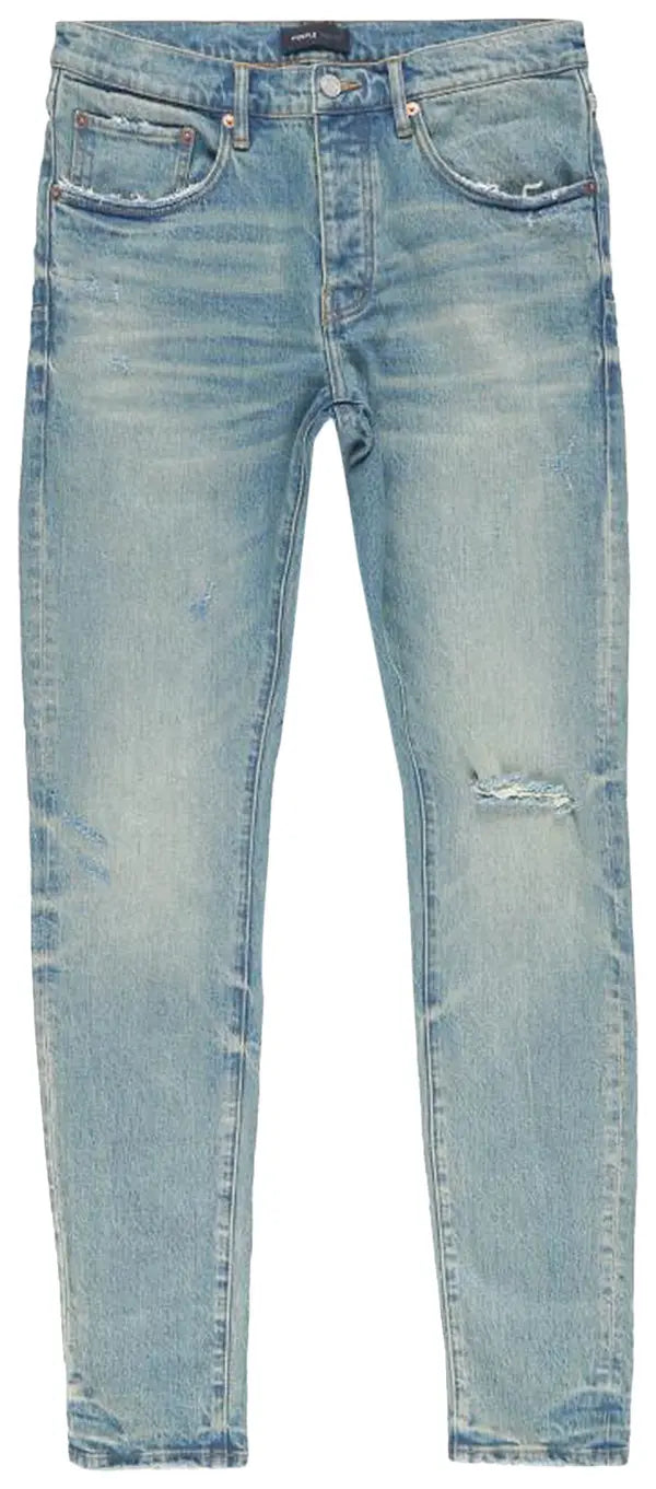 PURPLE BRAND Low Rise Slim Jeans 'Mid Indigo'