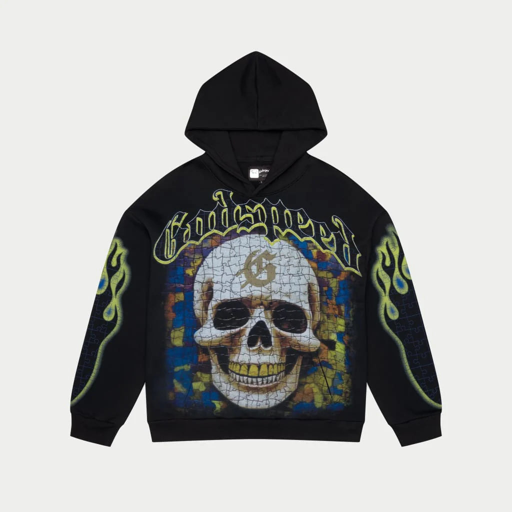 Godspeed Puzzled Hoodie (Black )