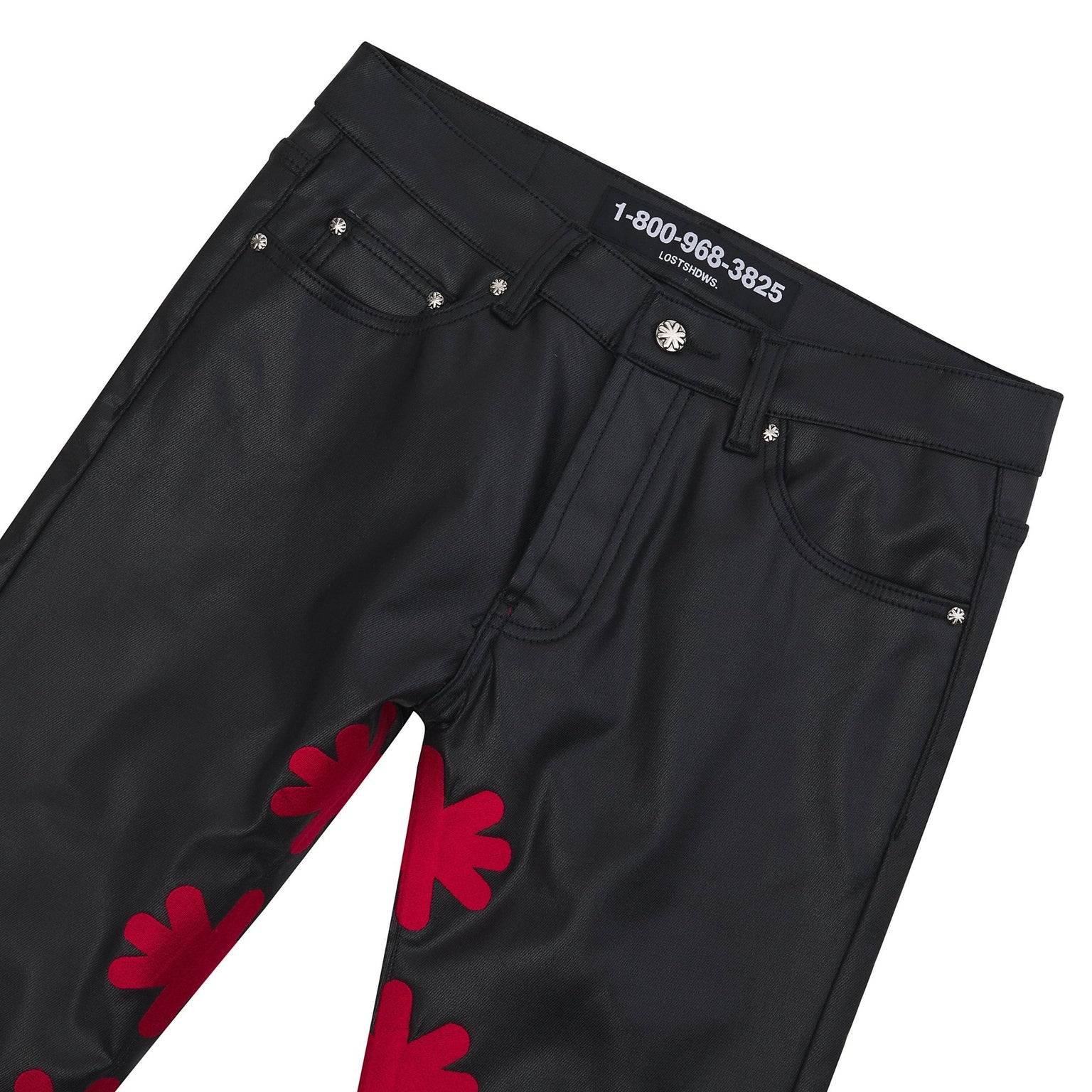 Lost Shdws Waxed Denim | Red