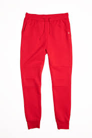 Fleece Sweatpants (Red)