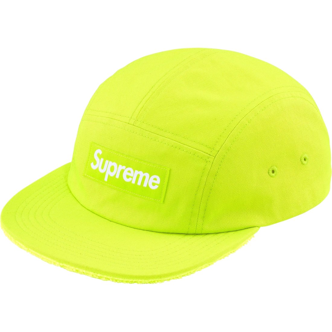 Reversible Terry Camp Cap Fluorescent Yellow