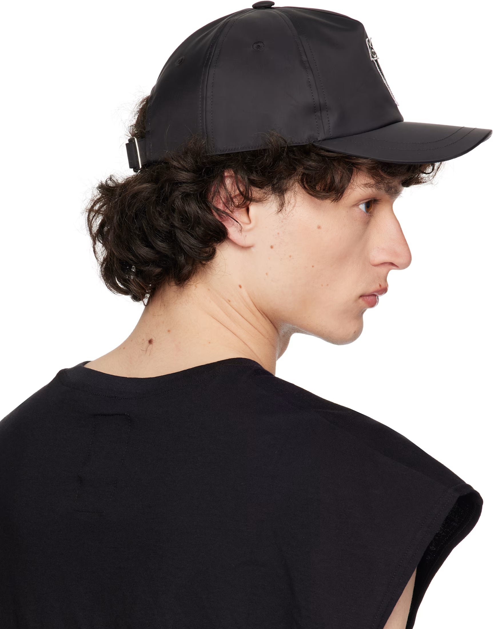 Rick Owens Black Champion Edition Baseball Cap