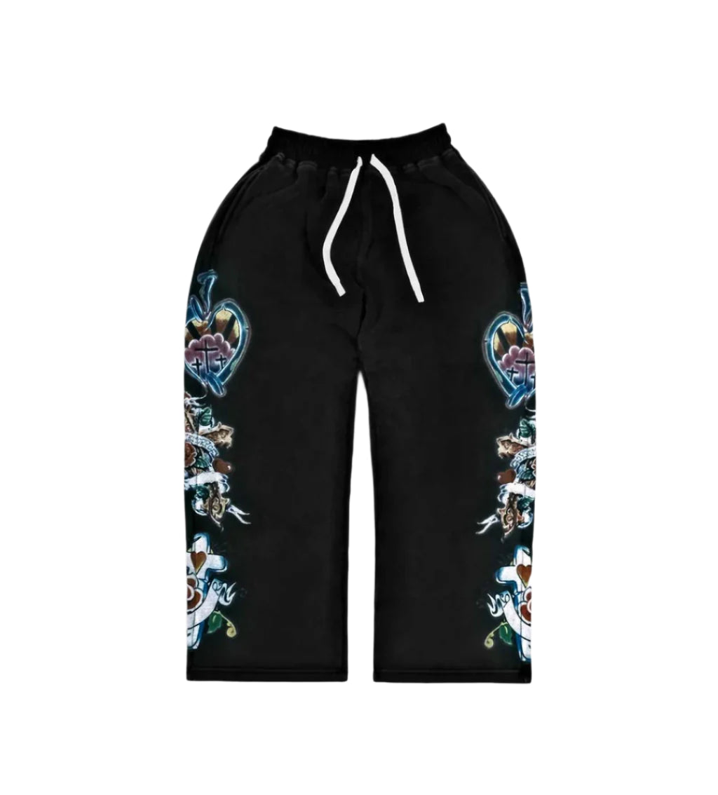 Righteous Risen King Sweatpants Black