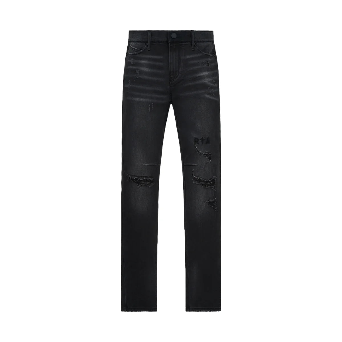 RTA Men's Bryant Skinny Jeans Pant, Charcoal Destruction