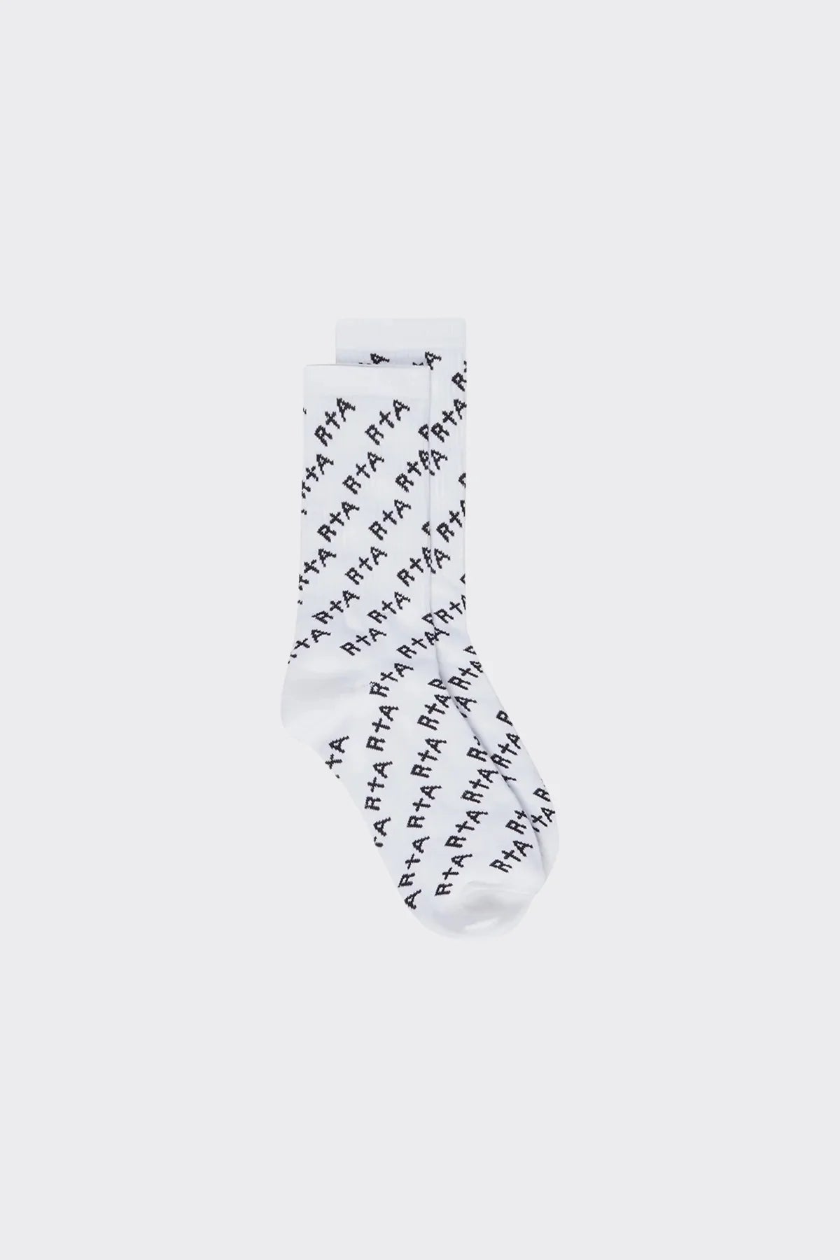 SOCKS | WHITE ALL OVER LOGO