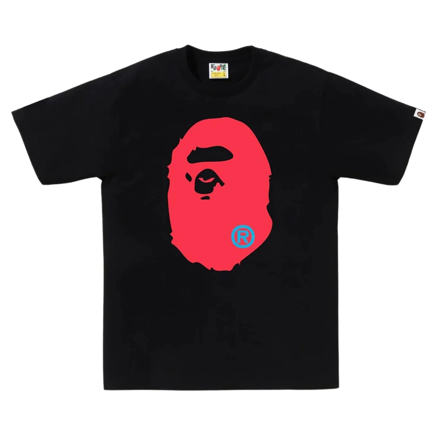 BAPE Colors Big Ape Head Tee (SS23) Black