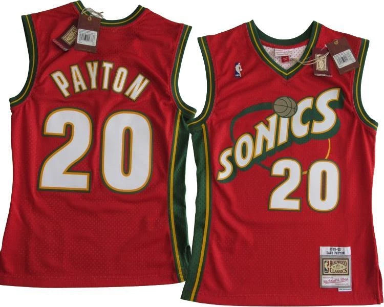 1999-2000 Gary Payton #20 Supersonics Mens Mitchell & Ness Swingman Jersey