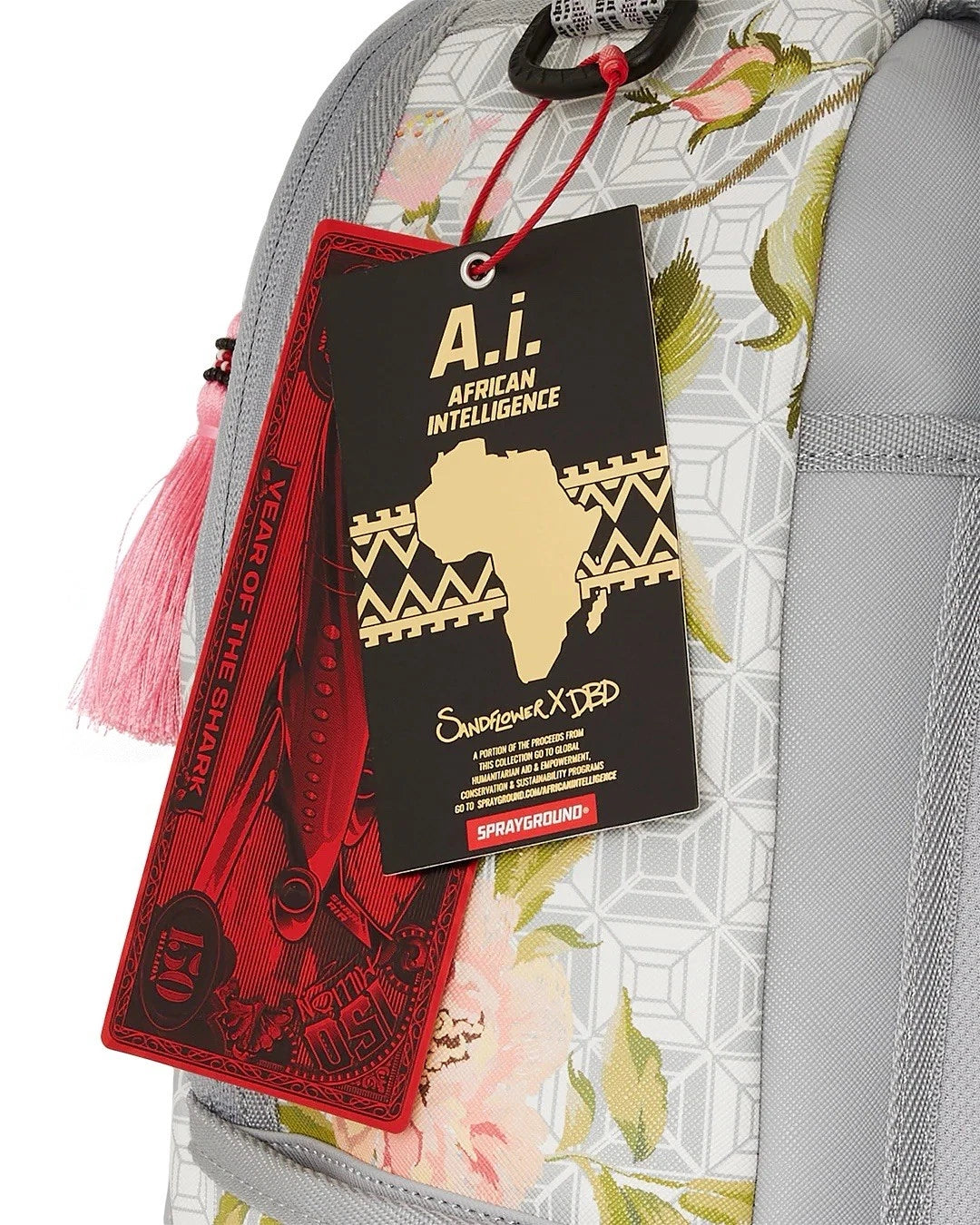 A.I. AFRICAN INTELLIGENCE ELEGANT ENERGY BACKPACK - SANDFLOWER COLLAB